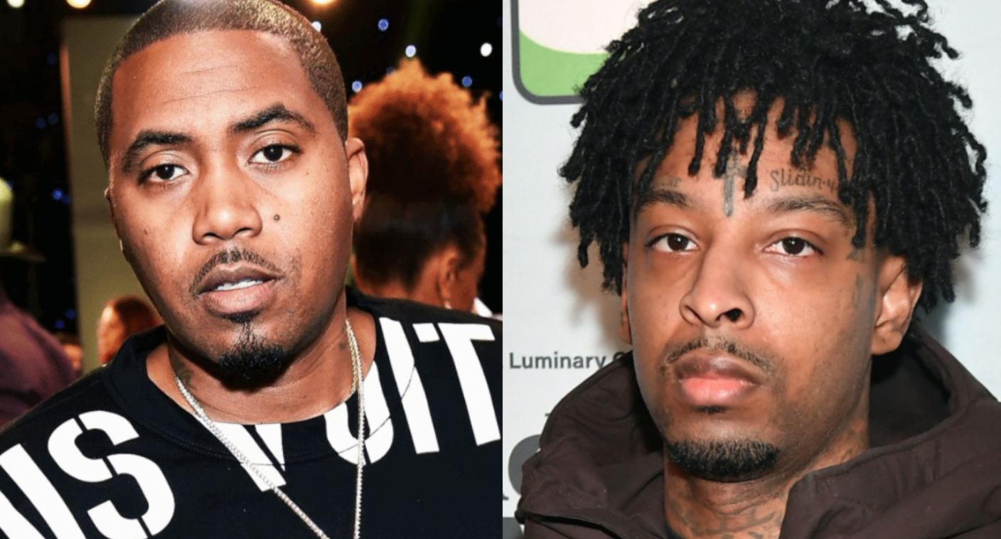 21 Savage -‘Nas Isn’t Relevant He Has Old Fans’