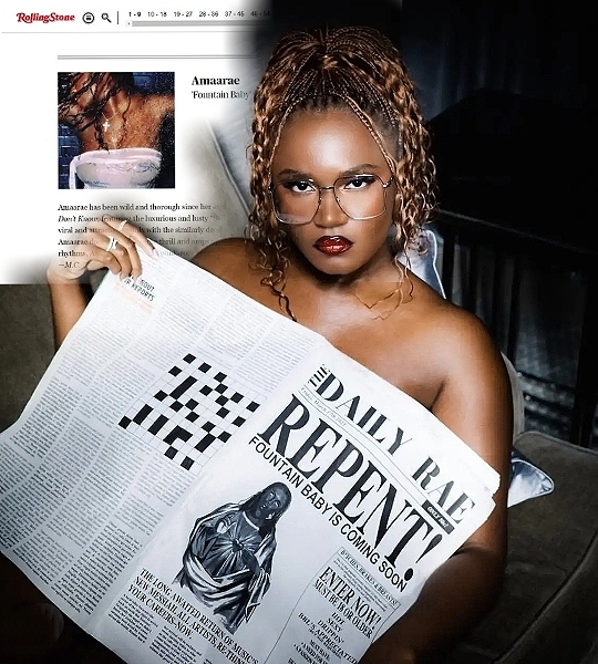Rolling Stone Captures Amaarae’s ‘Fountain Baby’ Album No.2 In 2023 Best Albums Out So Far