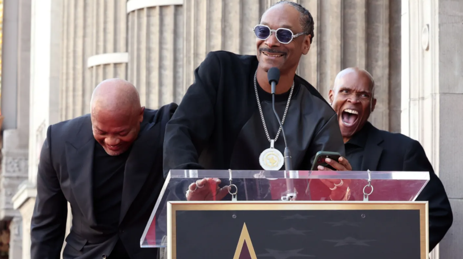 Snoop Dogg Gives Hilariously Endearing Speech At Dr. Dre’s Hollywood Walk Of Fame Ceremony